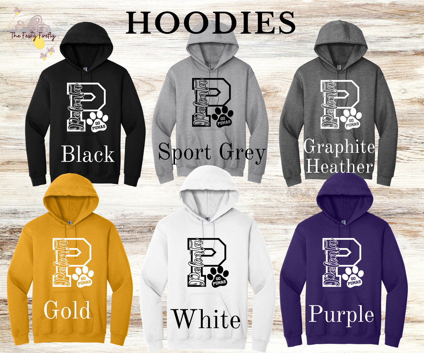Polenta- Big P- Go Pumas- Hoodies
