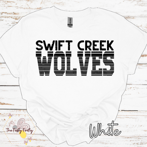 Swift Creek Middle School- Wolf Stripes T-Shirt