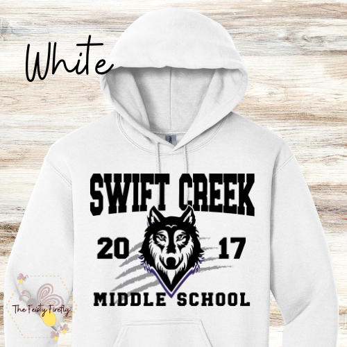 Swift Creek Middle School- Wolves 2017 Hoodies