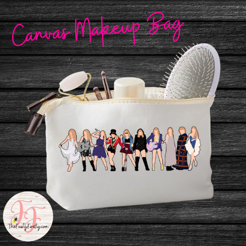 Taylors- Canvas Zipper Bag (11.75" by 5.5")