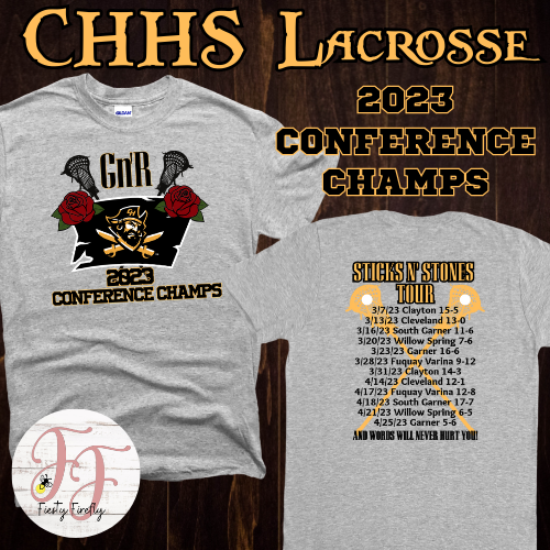 CHHS Lacrosse 2023 Conference Champs T-Shirt