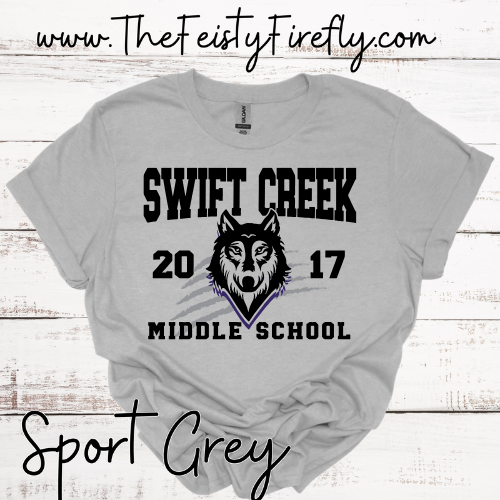Swift Creek Middle School- Wolf 2017 T-Shirt