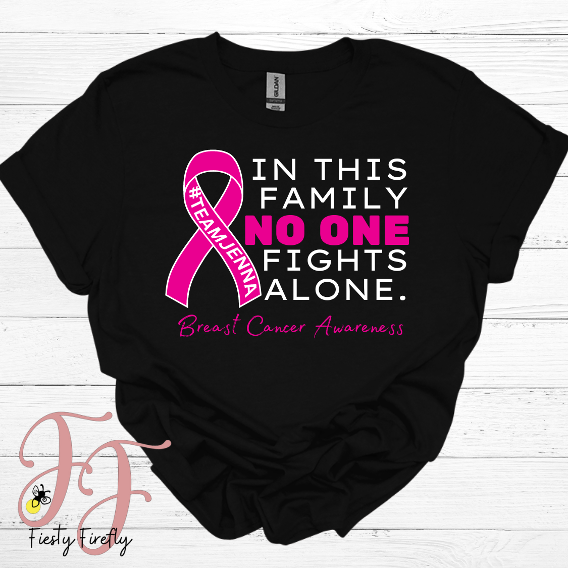 #Team Jenna- Breast Cancer Awareness T-shirt
