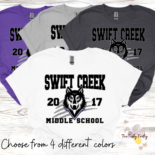 Swift Creek Middle School- Wolf 2017 T-Shirt