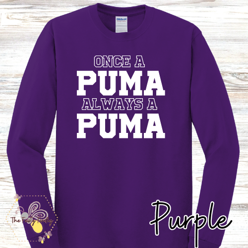 Polenta- Once a PUMA Always a PUMA- Long Sleeve T-Shirt