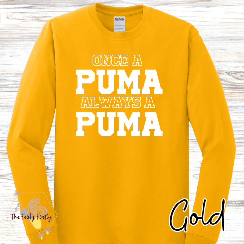 Polenta- Once a PUMA Always a PUMA- Long Sleeve T-Shirt