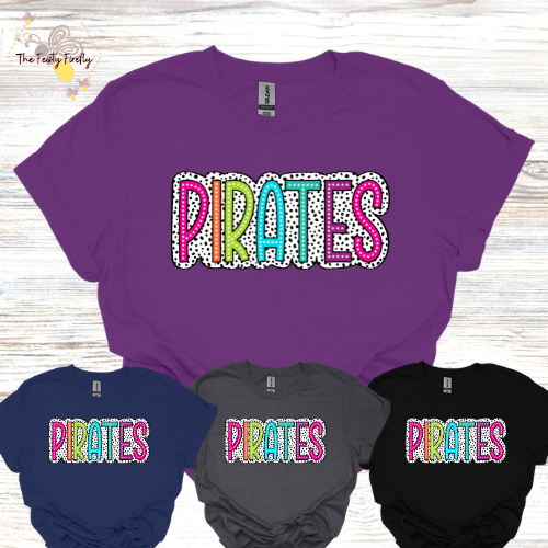 Corinth Holders Pirates and Polk-A-Dots- T-Shirts