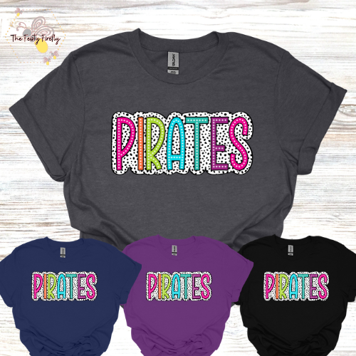 Corinth Holders Pirates and Polk-A-Dots- T-Shirts