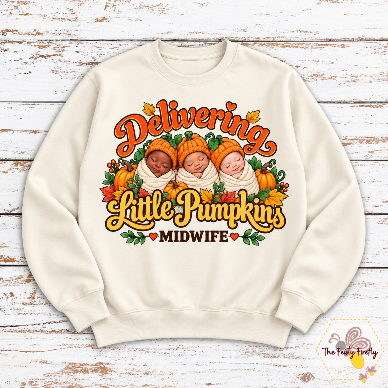 Delivering Little Pumpkins — Midwife T-Shirt or Sweatshirt