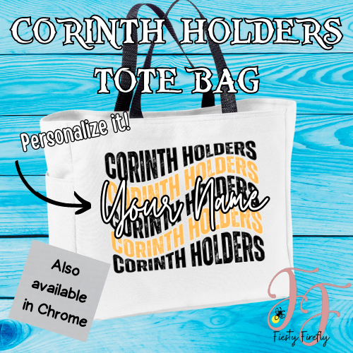 Personalized Corinth Holders- Tote Bag