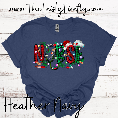 Christmas Nurse-T-Shirt (Adult Sizes)