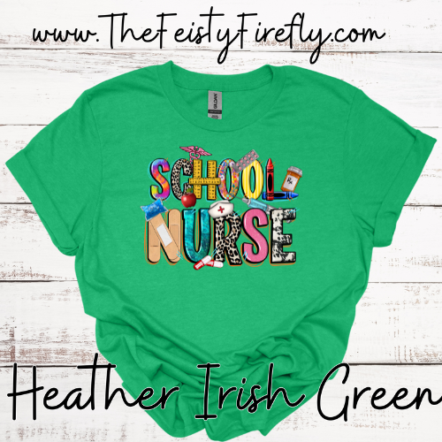 School Nurse-T-Shirt (Adult Sizes)
