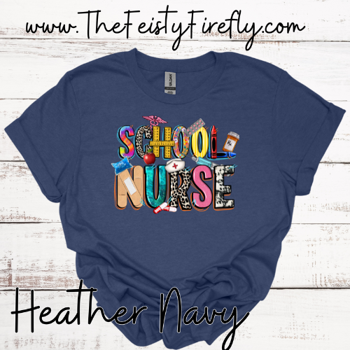 School Nurse-T-Shirt (Adult Sizes)