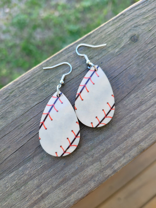 Baseball Earrings