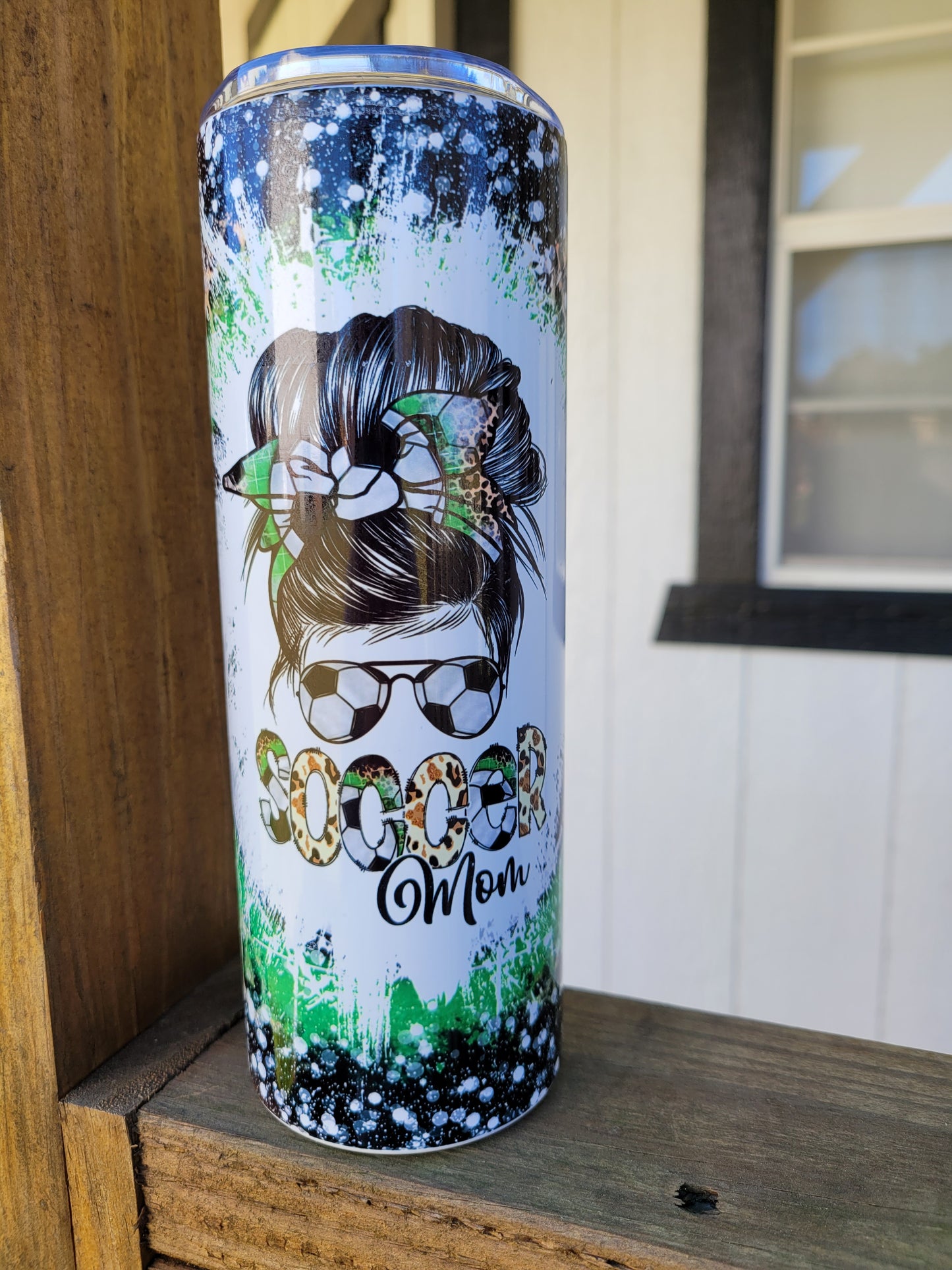 Soccer Mom- 20oz Skinny Tumbler