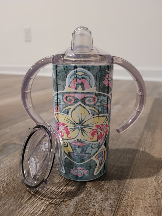 Sea Turtle- 15oz Sippy Cup to Tumbler
