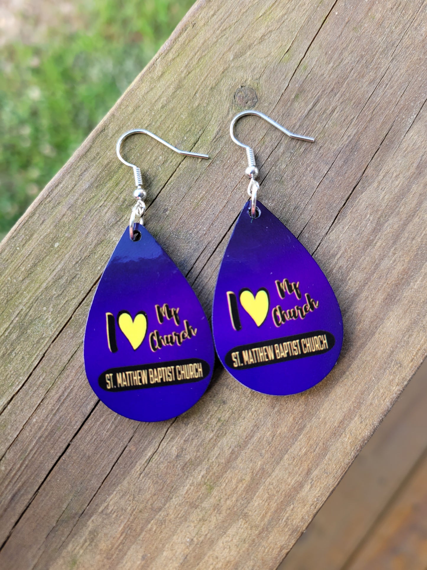 St. Matthew Baptist Church- Tear Drop Earrings