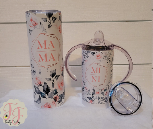"Mama" and "Mini" Tumbler Set
