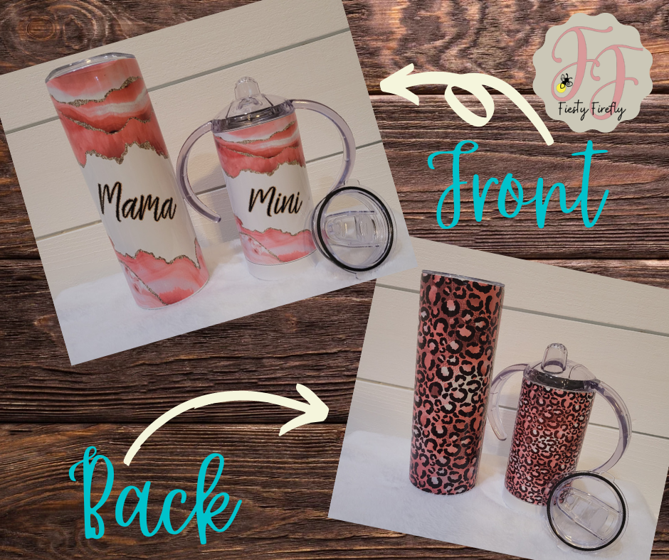 "Mama" and "Mini" Tumbler Set