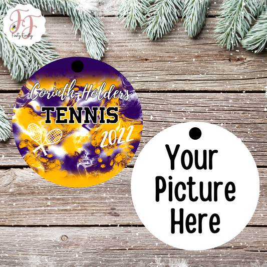 CHHS: Photo Christmas Ornament- Tennis
