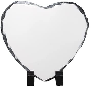 Rock Photo Slate- Heart