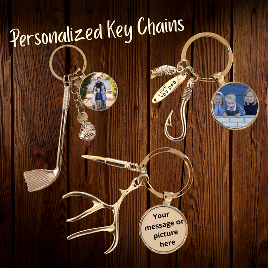 Hunting, Fishing or Golf Key Chain