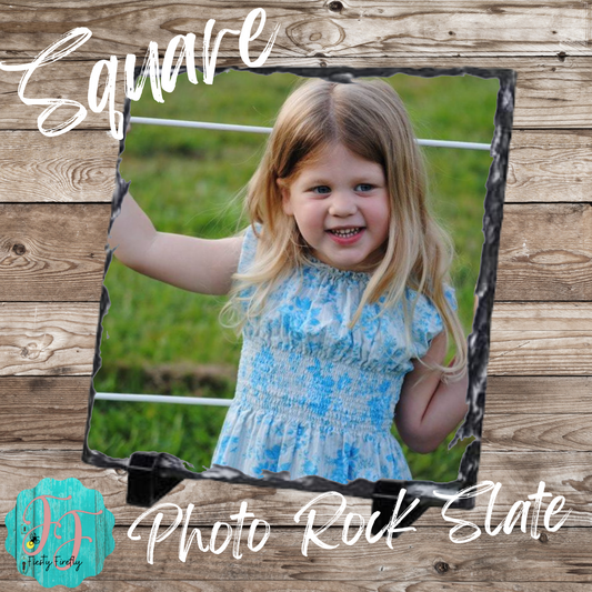 Rock Photo Slate- Square