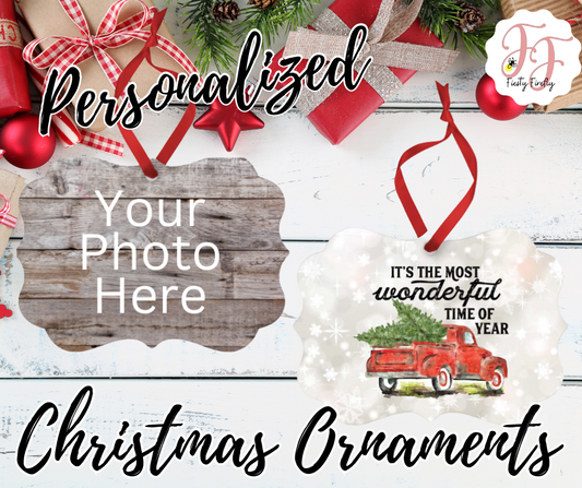 Personalized Photo Christmas Ornament