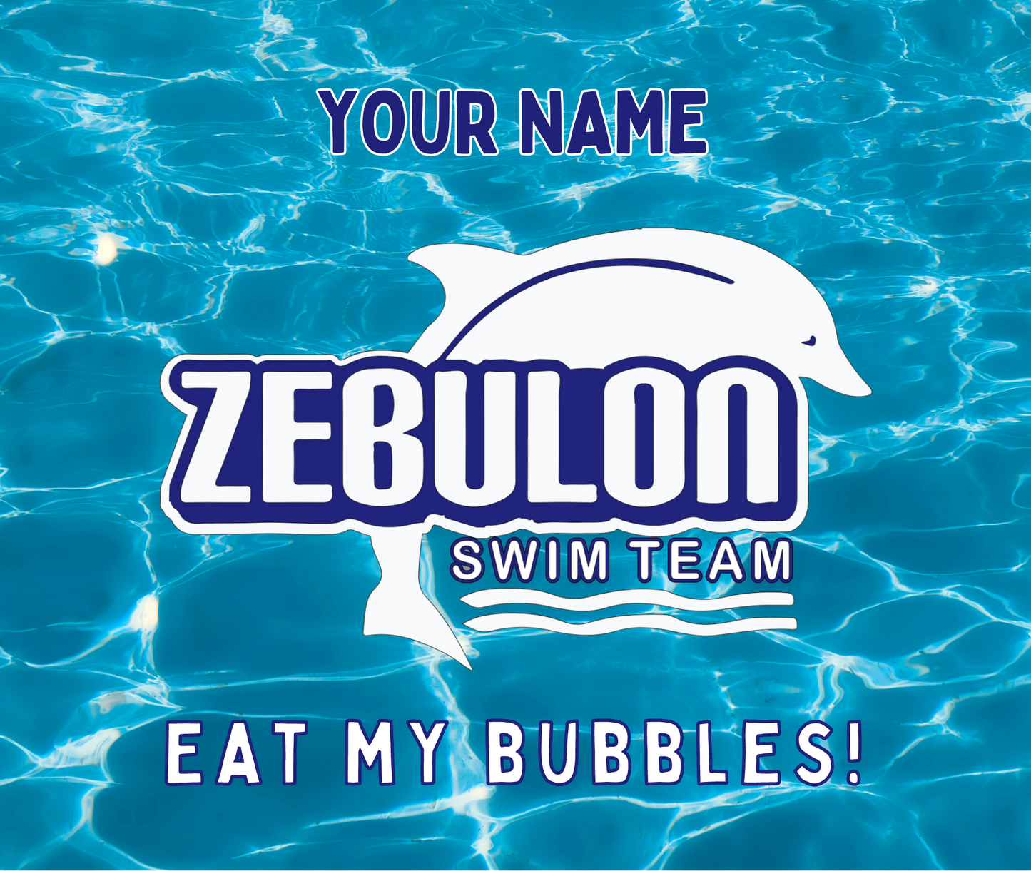 Zebulon Swim Team - 20 & 30 oz Skinny Tumbler