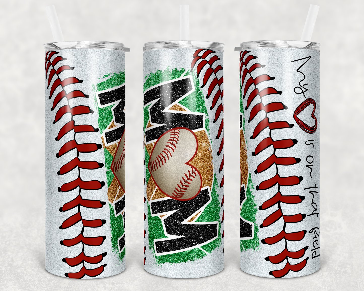 Baseball Mom- 20oz Skinny Tumbler