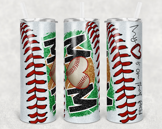 Baseball Mom- 20oz Skinny Tumbler