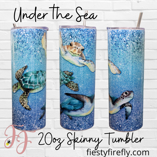 Sea Turtles- 20oz Skinny Tumbler