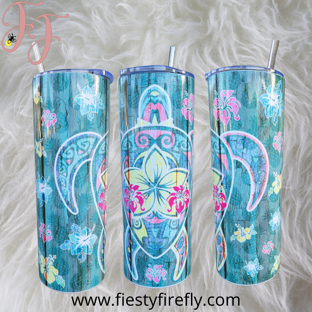 Sea Turtle- 20oz Skinny Tumbler