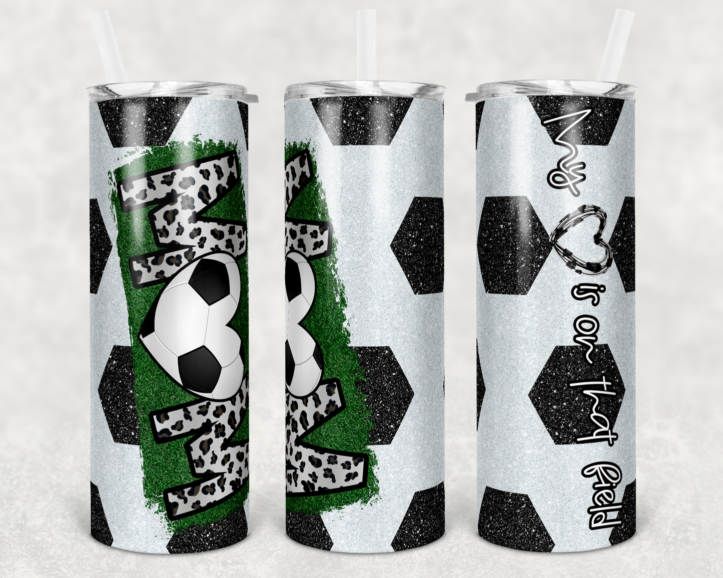 Soccer Mom- 20oz Skinny Tumbler