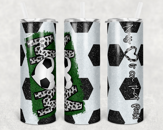 Soccer Mom- 20oz Skinny Tumbler