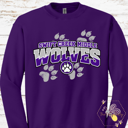 Swift Creek Middle School- Wolves - T-Shirt, Sweatshirts,  and Hoodies