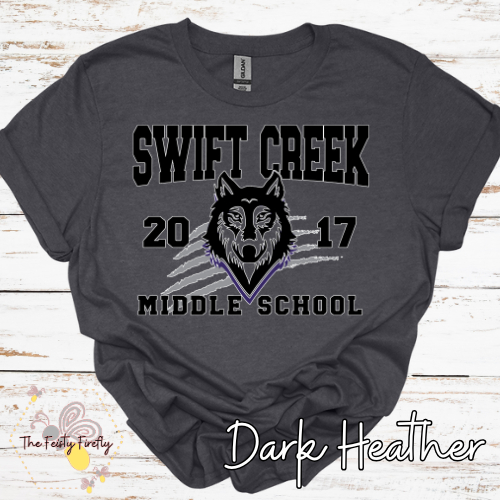 Swift Creek Middle School- Wolf 2017 T-Shirt