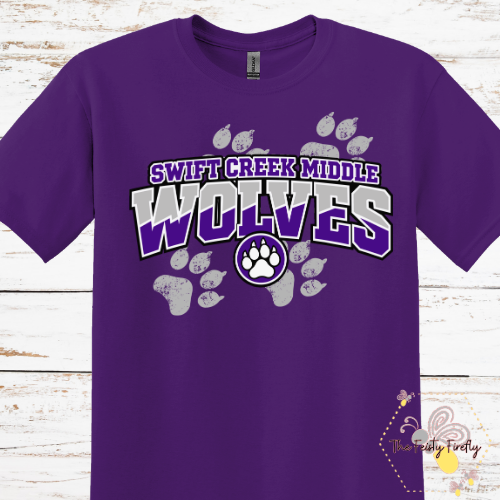 Swift Creek Middle School- Wolves - T-Shirt, Sweatshirts,  and Hoodies