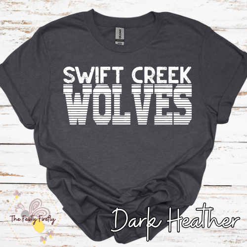 Swift Creek Middle School- Wolf Stripes T-Shirt