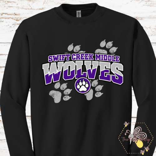Swift Creek Middle School- Wolves - T-Shirt, Sweatshirts,  and Hoodies