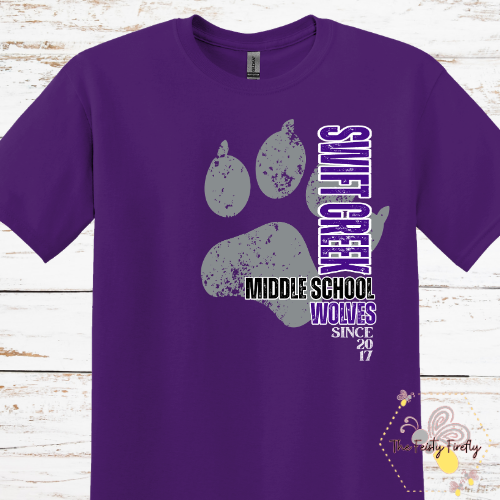Swift Creek Middle School- Big Paw- T-Shirt, Sweatshirts,  and Hoodies