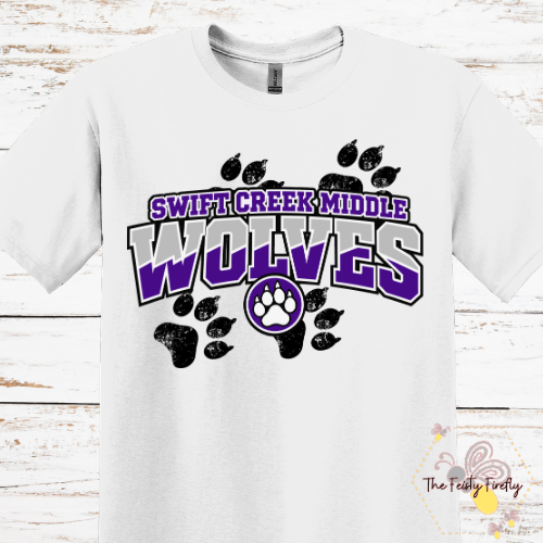 Swift Creek Middle School- Wolves - T-Shirt, Sweatshirts,  and Hoodies