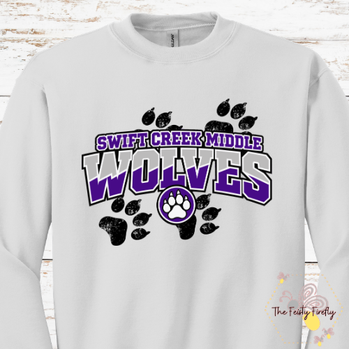 Swift Creek Middle School- Wolves - T-Shirt, Sweatshirts,  and Hoodies