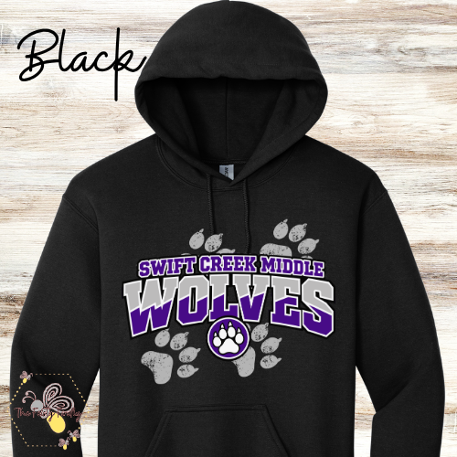 Swift Creek Middle School- Wolves - T-Shirt, Sweatshirts,  and Hoodies