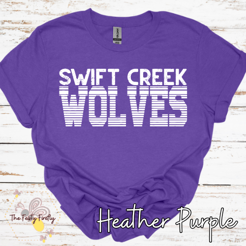 Swift Creek Middle School- Wolf Stripes T-Shirt