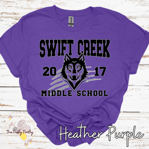 Swift Creek Middle School- Wolf 2017 T-Shirt