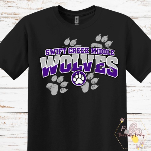 Swift Creek Middle School- Wolves - T-Shirt, Sweatshirts,  and Hoodies