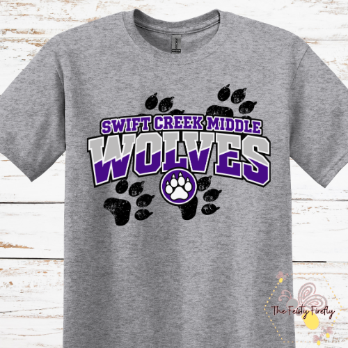 Swift Creek Middle School- Wolves - T-Shirt, Sweatshirts,  and Hoodies
