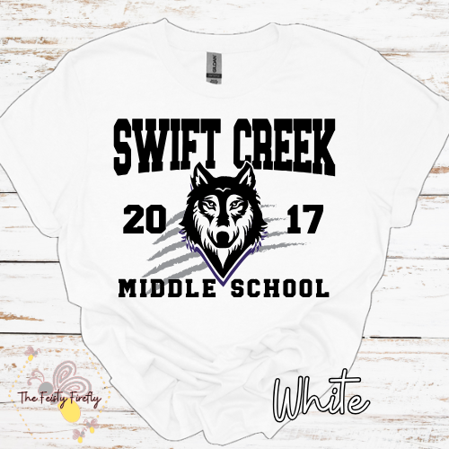 Swift Creek Middle School- Wolf 2017 T-Shirt