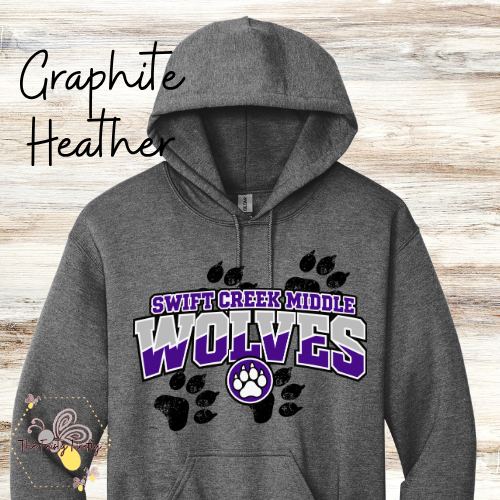 Swift Creek Middle School- Wolves - T-Shirt, Sweatshirts,  and Hoodies